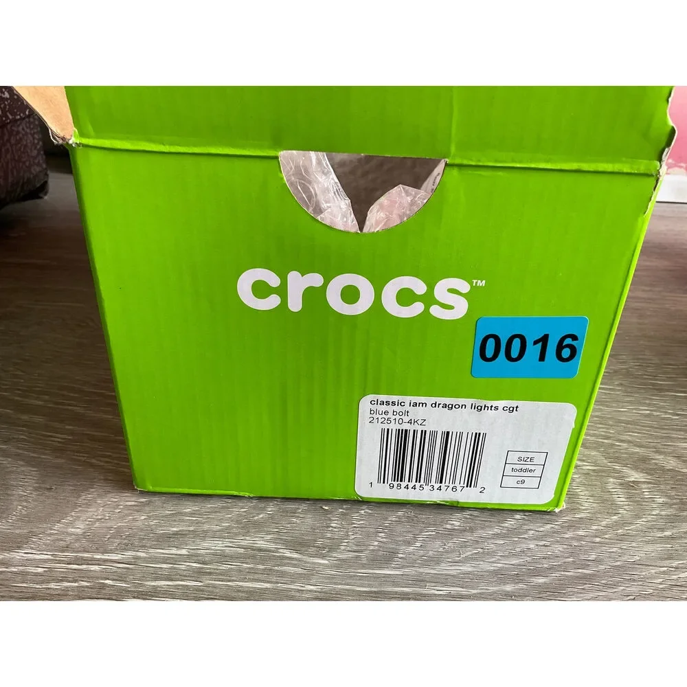 Crocs Lam Dragon Lights (Size 9 Toddler)